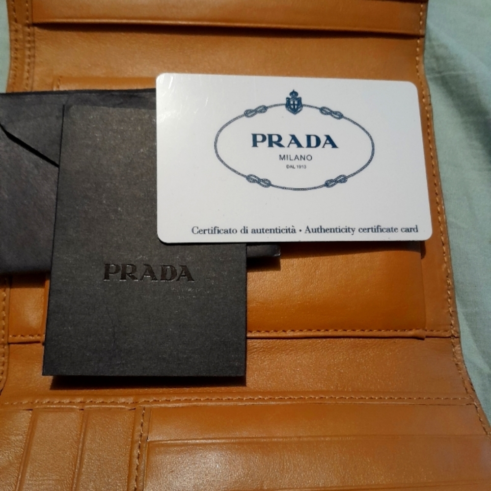 Prada  leather wallet